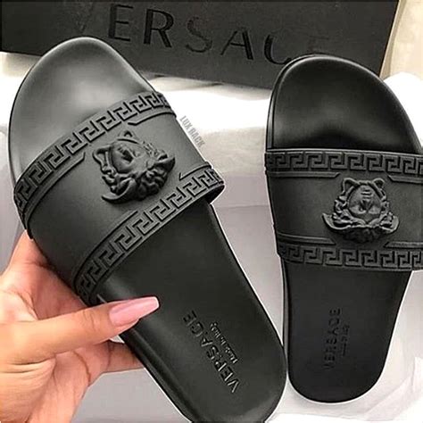 versace slides box white|Versace heels on sale.